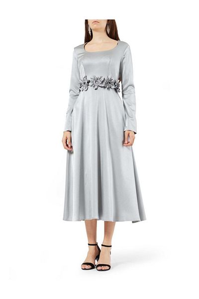 Amri Satin Long Dress