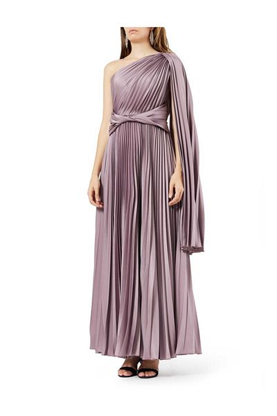 Amri Pleated Long Dress
