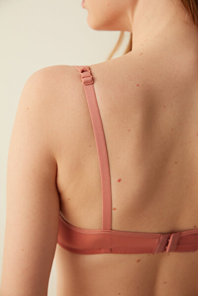 Penti # everwear Dusty Rose Χωρίς Underwire Χωρίς Στήριγμα Δαντελένιο Σουτιέν