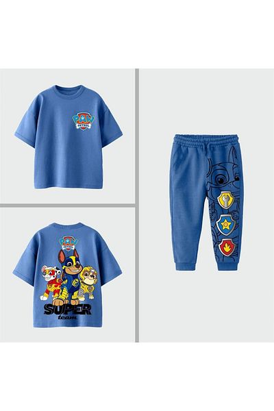 Kidmark Çocuk Modası Boy's Blue Paw Patrol Set