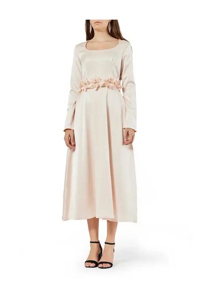 Amri Satin Long Dress