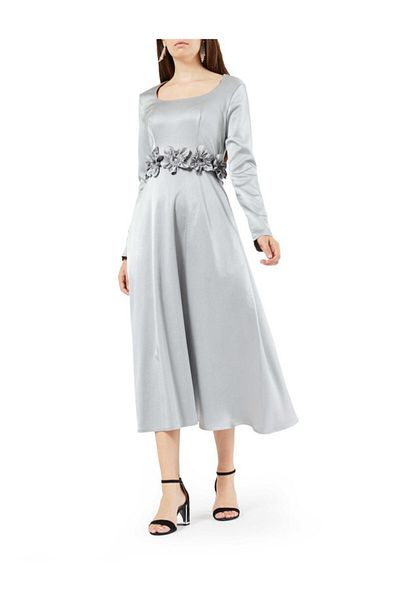 Amri Satin Long Dress