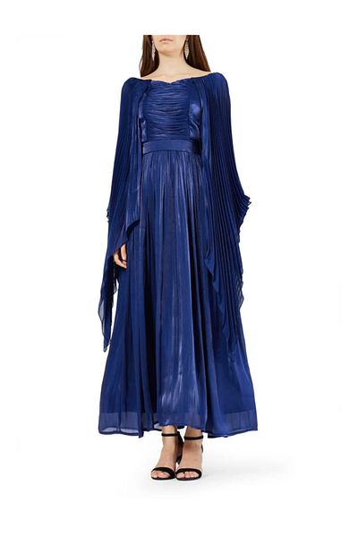 Amri Pleat Detailed Long Dress