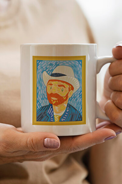 South Steel كوب فان جوخ مطبوع عليه صورة شخصية لشهر سبتمبر 1889