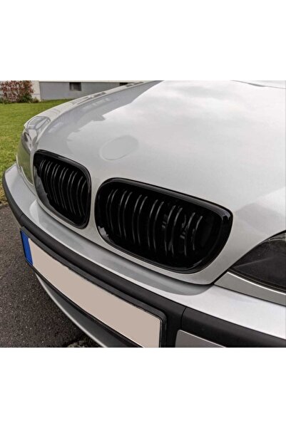 Genel Markalar Bmw 3 Serisi E46 2002-2004 Uyumlu Çift Çizgi M Panjur ( Böbrek )
