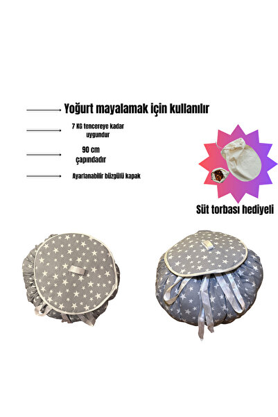 GÖZDE ELSANATLARI Yogurt, Dough Fermentation Cover Cushion