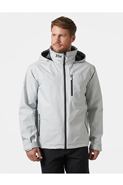 Helly Hansen Crew Hooded Açık Gri Erkek Mont 2.0