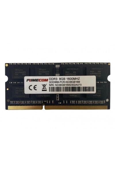 Primecom ذاكرة الكمبيوتر المحمول PCR-ND38G16M سعة 8 جيجابايت DDR3 بسرعة 1600 ...