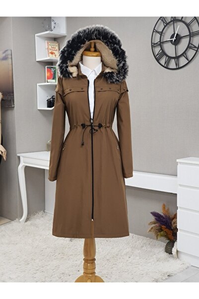 HİJABAYA Παλτό με κουκούλα Star με μεταλλική λεπτομέρεια