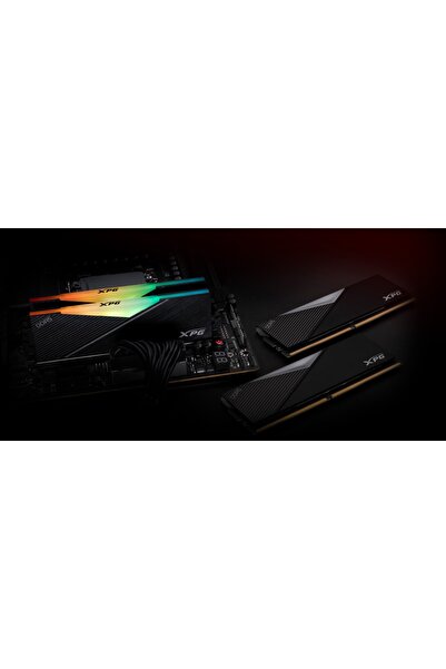 XPG ADATA AX5U6000C3016G-DCLARBK 32GB (2x16) 6000MHz DDR5 LANCER RGB BLACK PC Bellek