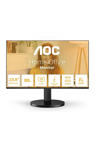Aoc 24B3CF2 23.8" 100Hz 1Ms HDMI+USB-C HDR FullHD Adaptive-Sync IPS Vesa Monitör