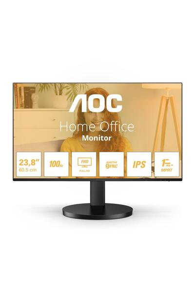 Aoc 24B3HA2 23.8" 100Hz 1Ms VGA+HDMI FullHD Adaptive-Sync IPS Vesa Monitör