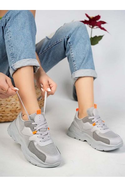 KCMN Lambırlent 7288 Sneaker Unisex Sports Shoes Grey