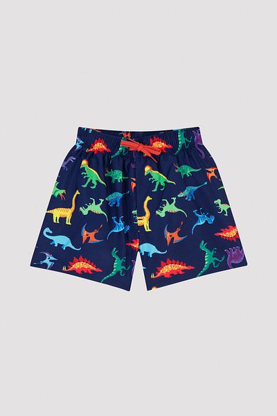 Penti Boy's Dinosaur Patterned Colorful Swimsuit