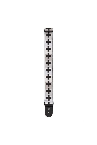 MAGNESİA Planetwaves T20w1509 - Woven Checkered Crosses Woven Guitar Strap