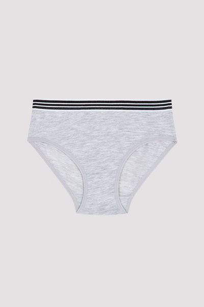 Penti Çok Renkli Kız Çocuk Beli Çizgili Lastikli 3'lü Külot