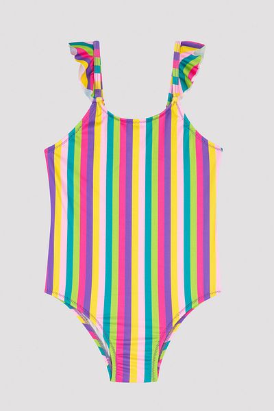 Penti Girl's Striped Swimsuit