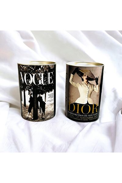 Saccura Decor Openable 2-Piece Cylinder Box Set with Metal Cap, Cylinder Set with Vg-Tree D-Hat Figure