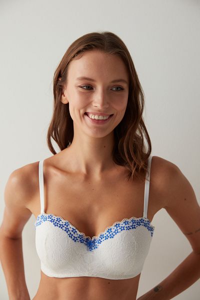 Penti Λευκό σουτιέν Lotus Lace