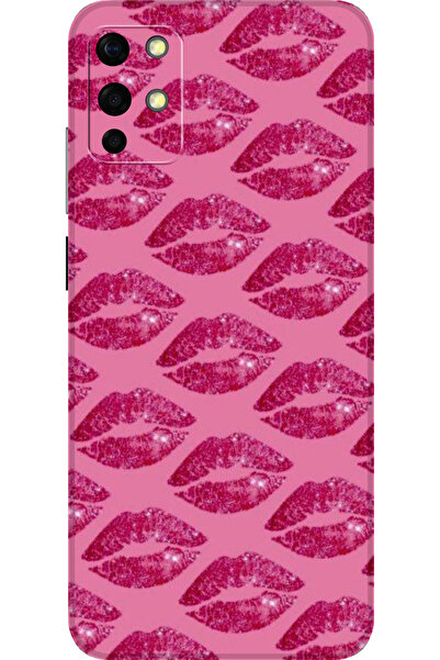 Reeder S19 Max Uyumlu Kamera Korumalı Pembe Dudak Baskılı HD+ Silikon Kılıf