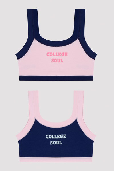 Penti Sutien sport pentru fete College Soul din 2 piese