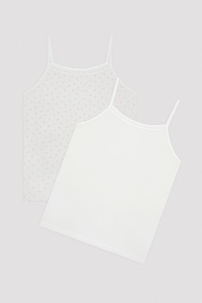Penti Girl's Soft Floral 2-Piece Tank Top