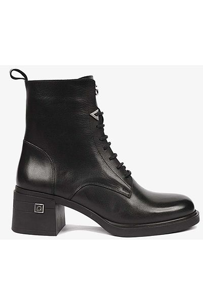 Greyder 59127 Дамски ботуши от кожа с висок ток Zn Chic, черни