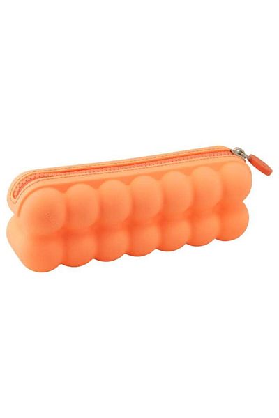 Serve Salmon Colored Carved Pencil Bag