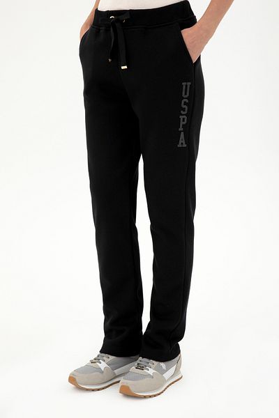 U.S. Polo Assn. Pantaloni de trening negri de damă 50289538 -VR046