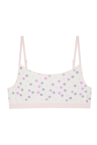 Penti Multicolored Girl's Polka Dot 2-Piece Half Undershirt