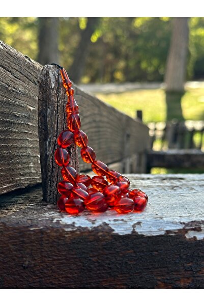 TESBİHSARAYI Cu cutie specială din lemn - Tasbih de AMBAR, Tasbih de foc, Tasbih de AMBAR