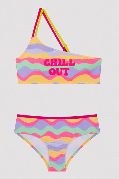 Penti Wave Einschultriges Bikini-Set