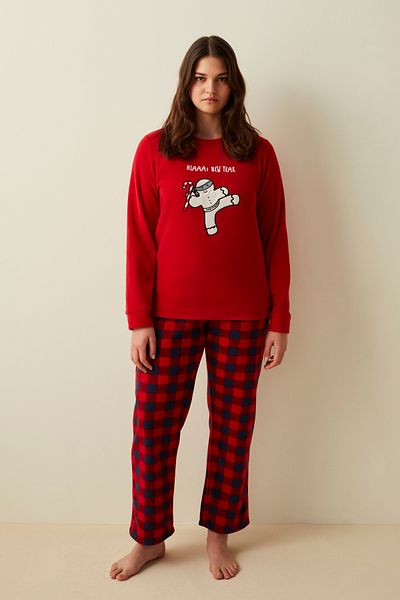 Penti Set de pijamale Ginger Bread Gingham