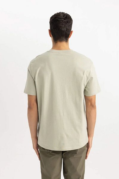 DeFacto Ανδρικό μπλουζάκι V7699az/kh478 Lt.khaki