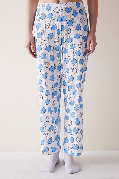 Penti Apples Pointel Pantaloni albi Pantaloni de pijama