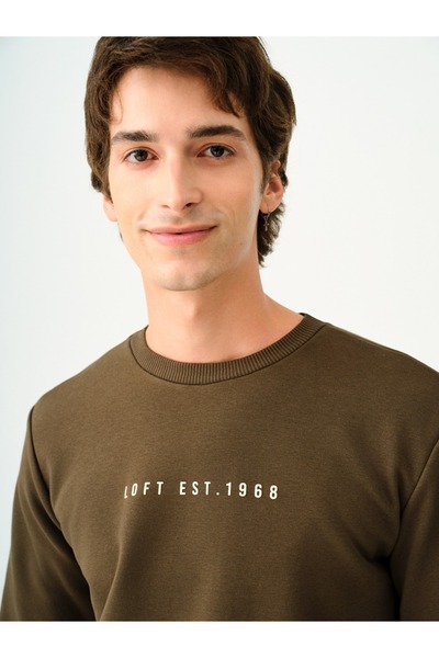 Loft Erkek Sweat Lf2037100 Khakı