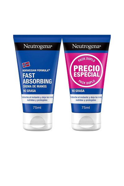 Neutrogena Schnell Einziehende El Kremi Ambalajı 2 X 75 ml