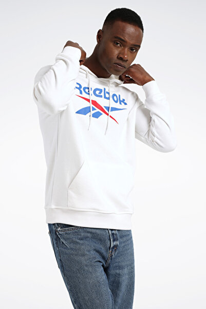 Reebok Hanorac RI FT Big Logo OTH Hood Gri Erkek