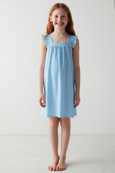 Penti Girl's Cute Checkered Nightgown