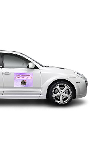 HEDİYENE BAK Yeni Sürücüyüm Lütfen Kibar Olun Özel Tasarımlı Araba Araç Magne...