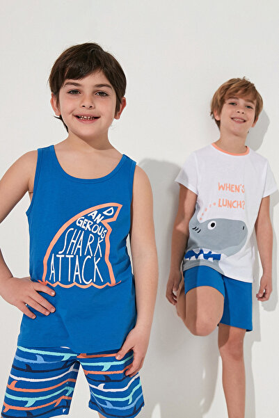 Penti Erkek Çocuk Shark Attack 4lü Pijama Takımı
