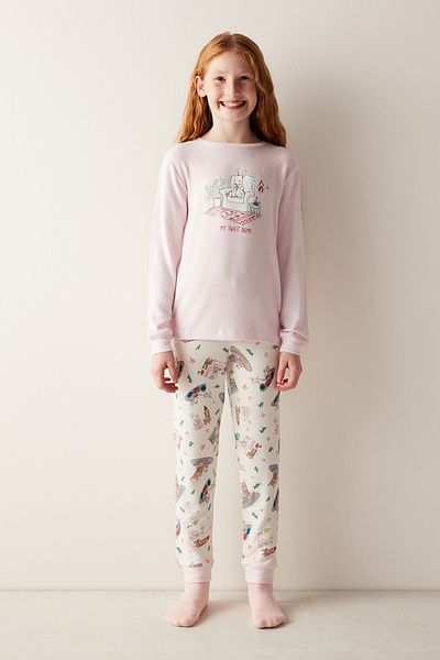 Penti Girl's Sweet Home Long Sleeve Pajama Set