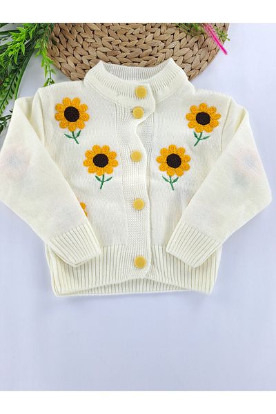 Butik Κοριτσίστικο Πλεκτό Γιλέκο Ζακέτα με μοτίβο φράουλας Premium Ποιότητας