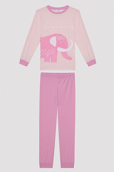 Penti Girl's Mammoth Multicolored 2-Piece Pajama Set