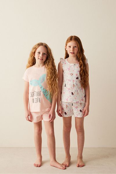 Penti Girl's Mermaid 2-Piece Pajama Set