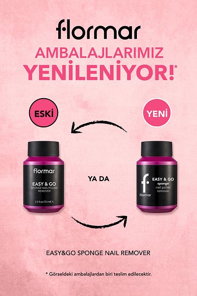 Flormar Practical Nail Polish Remover - Sponge Nail Polish Remover - 000 - 8682536034289