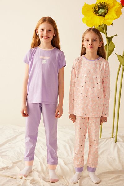 Penti Set pijama 2 piese zburătoare pentru fetiță