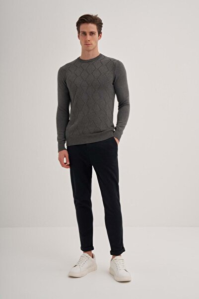 Cazador 3084 Ανδρικό πουλόβερ με λαιμόκοψη