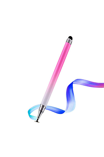 Microcase Universal Telefon Tablet için 2in1 Disk Uçlu Stylus Dokunmatik Çizi...