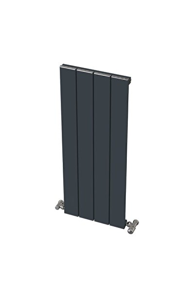 Aeon Radyatör Hestia Alüminyum Dikey Radyatör Panel 900 X 355 Antrasit 4 Dilim
